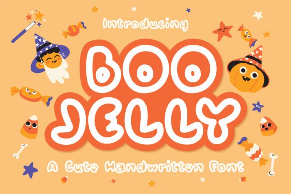 Boo Jelly: A Playful Handwritten Display Font for Digital Brands