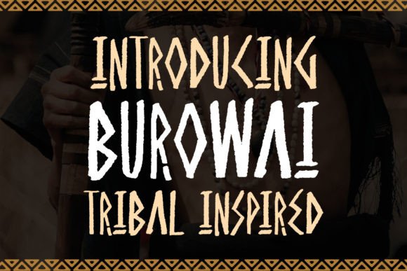 Burowai: A Display Font with Ancient Soul and Modern Warmth