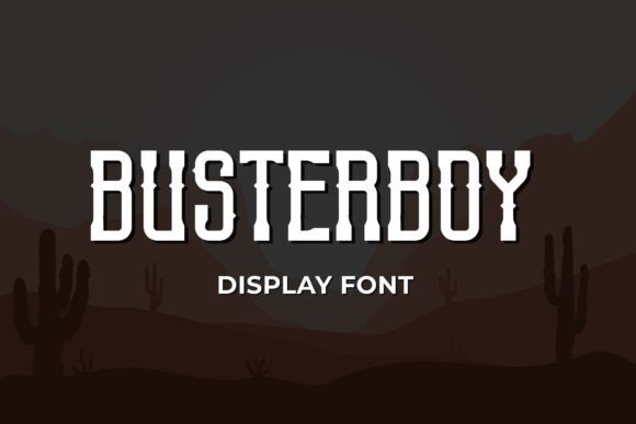Busterboy: A Vintage Display Font That Adds Character to Real Branding Projects