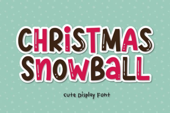 Christmas Snowball: A Festive Display Font for Scroll-Stopping Campaigns