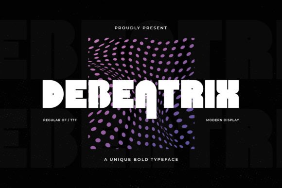 Debeatrix: A Warm, Bold Display Typeface for Digital Brands