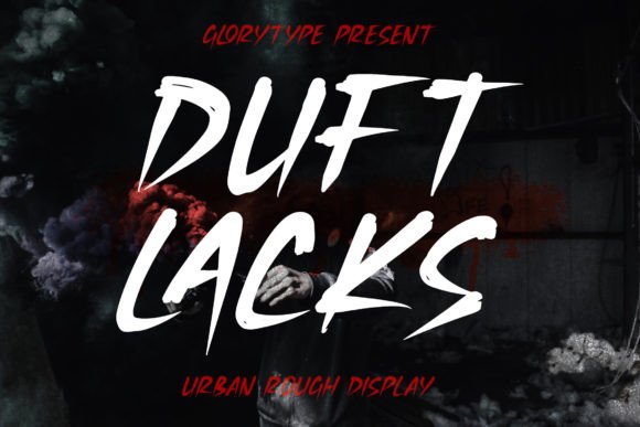 Duft Lacks: A Bold Display Font for Real Small Business Branding