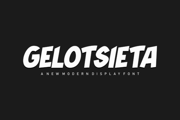 Gelotsieta: A Bold, Authentic Display Font That Stands Out