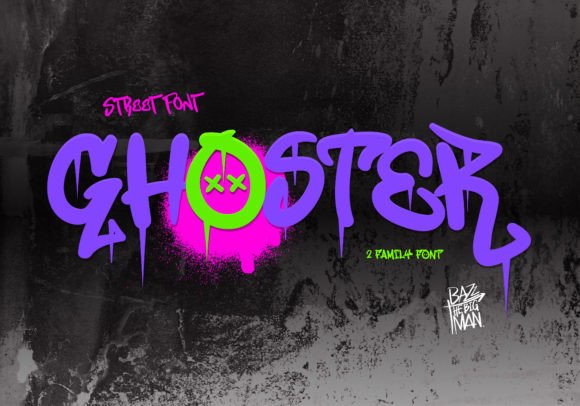 Ghoster: A Graffiti-Styled Display Font with Editorial Soul