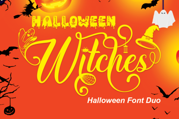 Halloween Witches Duo: A Display Font with Soul