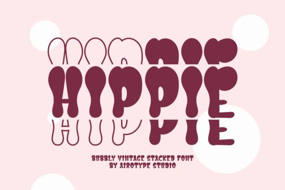 Hippie Stacked: A Retro Display Font for Digital Branding