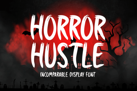 Horror Hustle: A Display Font for Halloween Digital Branding