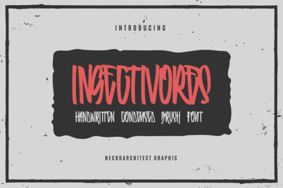 Insectivores: A Bold Display Font That Grabs Attention—Fast