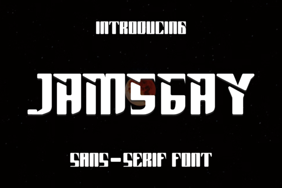 Jamsgay: A Bold, Playful Display Font That Demands Attention