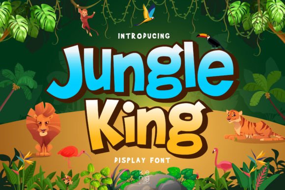 Jungle King: A Bold Display Font for Digital Branding