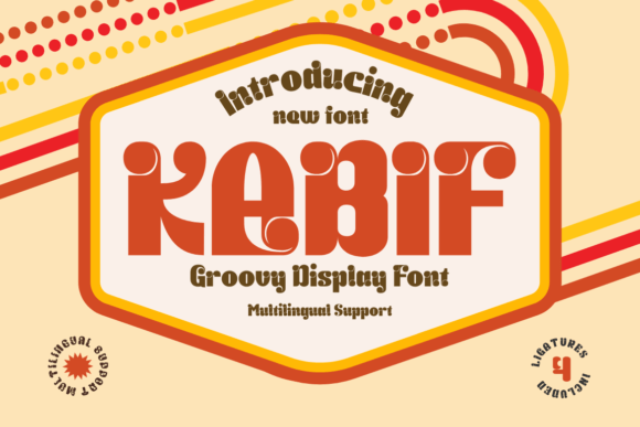 Kabif: A Retro Display Font That Feels Like Home