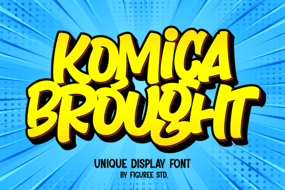 Komica Brought: A Display Font That Delivers Joy at First Glance