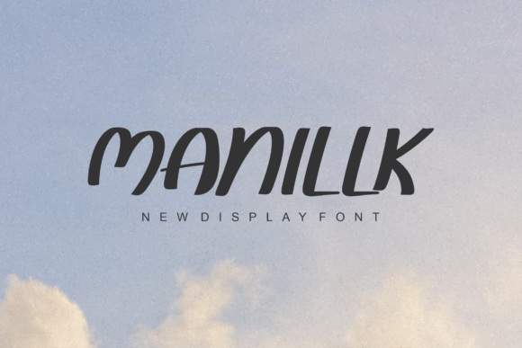 Manillk: A Handwritten Display Font That Stands Out—Without Trying Too Hard