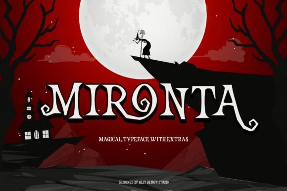 Mironta: A Spooky-Yet-Fun Display Font for Digital Branding