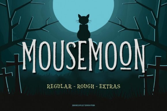Mousemoon: A Halloween Typeface with Quiet Character