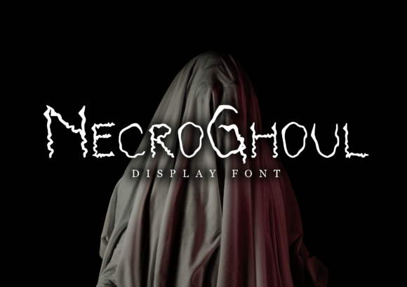 Necro Ghoul: A Spooky Display Font for Editorial Impact