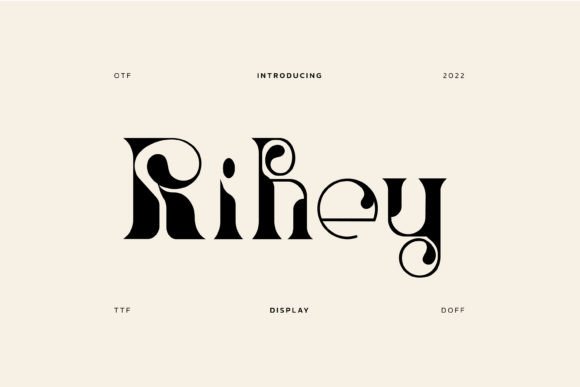 Rihey: A Refined Display Font for Digital Branding