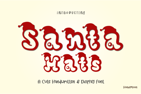 Santa Hats: A Festive Display Font That Delivers