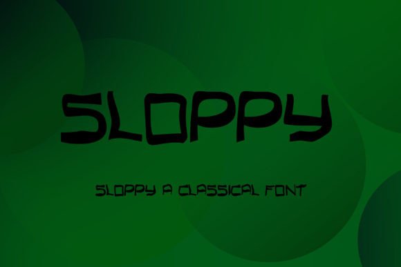 Sloppy: A Display Font That Adds Personality to Real Branding Work