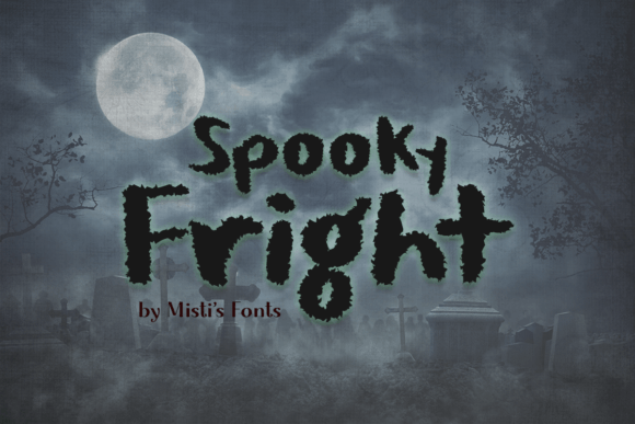 Spooky Fright: A Chalk-Style Display Font That Delivers Digital Charm