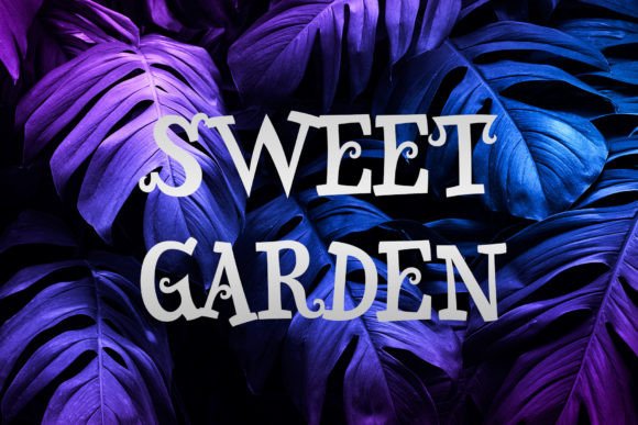 Sweet Garden: A Display Font That Feels Like a First Glimpse of Spring