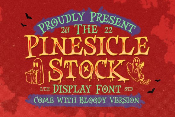 The Pinesicle Stock: A Playful Horror Display Typeface for Digital Design