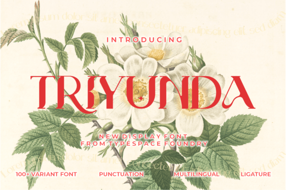 Triyunda: A Luxe Display Font That Elevates Digital Branding
