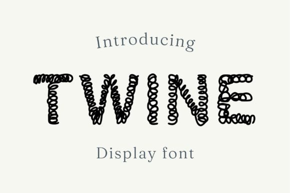 Twine: A Whimsical Display Font for Creative Digital Brands