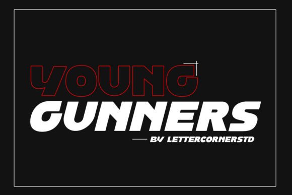 Young Gunners: A Display Font That Pops on Modern Websites